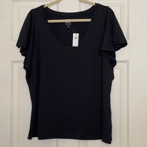 NWT Flutter Sleeve Tee